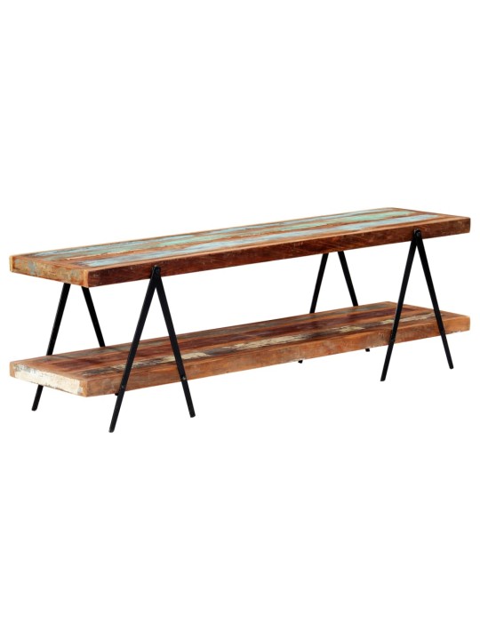 TV stolek 160 x 40 x 50 cm masivní recyklované dřevo