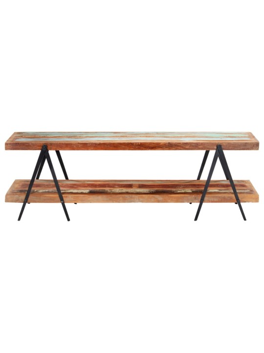 TV stolek 160 x 40 x 50 cm masivní recyklované dřevo