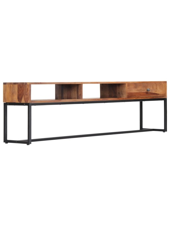 TV stolek 160 x 30 x 45 cm masivní akáciové dřevo