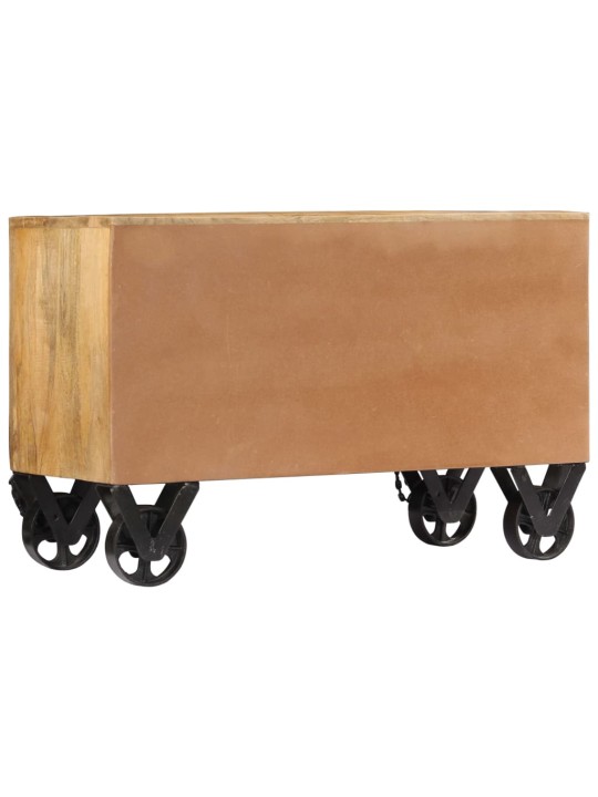 Botník 86 x 35 x 55 cm masivní mangovníkové dřevo