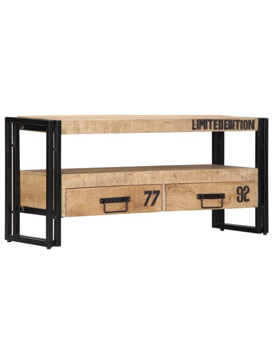 TV stolek 100 x 30 x 45 cm masivní mangovníkové dřevo