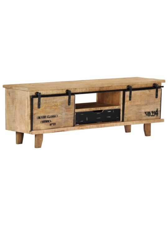 TV stolek 120 x 30 x 40 cm masivní mangovníkové dřevo