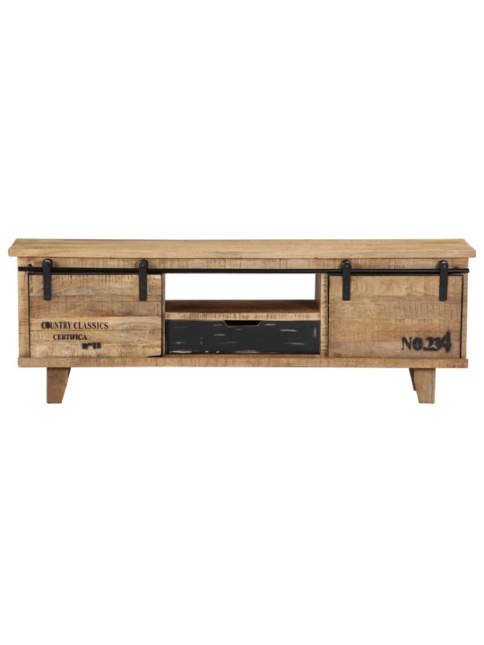 TV stolek 120 x 30 x 40 cm masivní mangovníkové dřevo