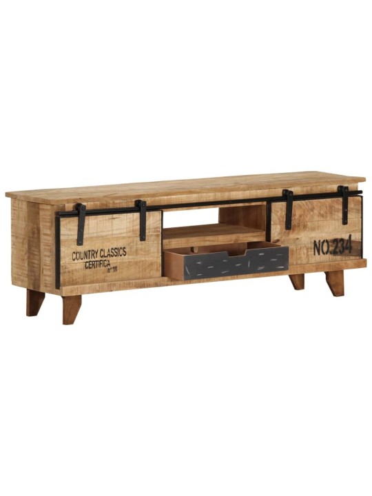 TV stolek 120 x 30 x 40 cm masivní mangovníkové dřevo