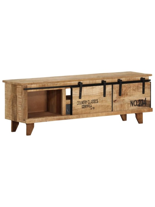 TV stolek 120 x 30 x 40 cm masivní mangovníkové dřevo