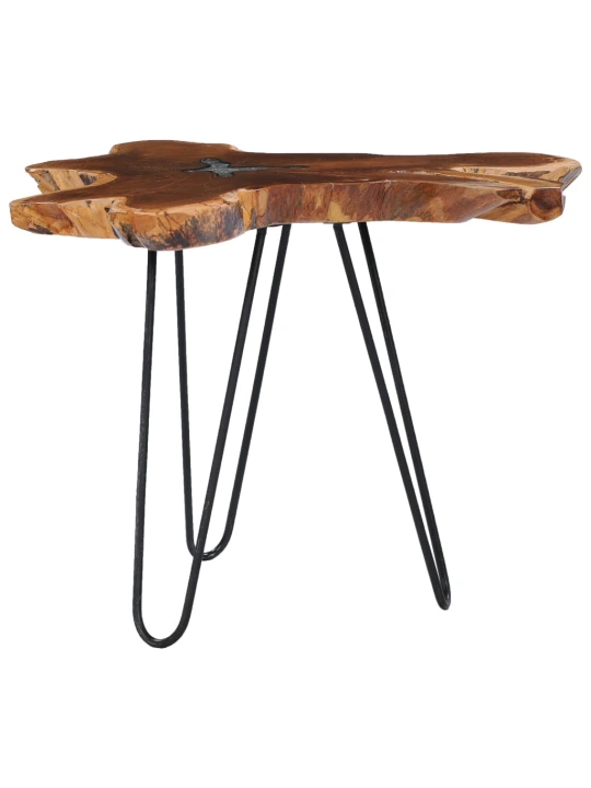 Konferenční stolek 70 x 45 cm masivní teak a polyresin