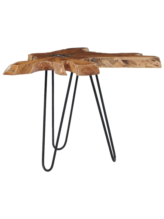 Konferenční stolek 70 x 45 cm masivní teak a polyresin