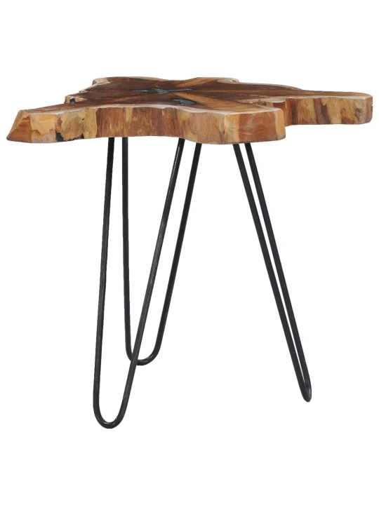 Konferenční stolek 70 x 45 cm masivní teak a polyresin