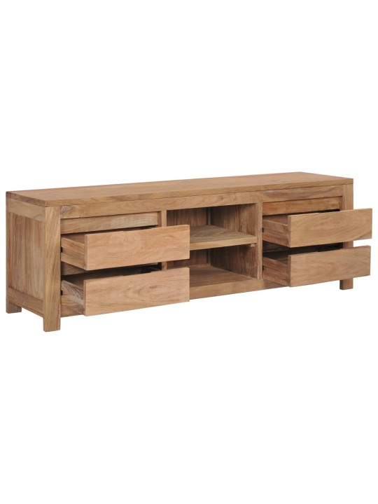 TV stolek 115x30x40 cm masivní teakové dřevo