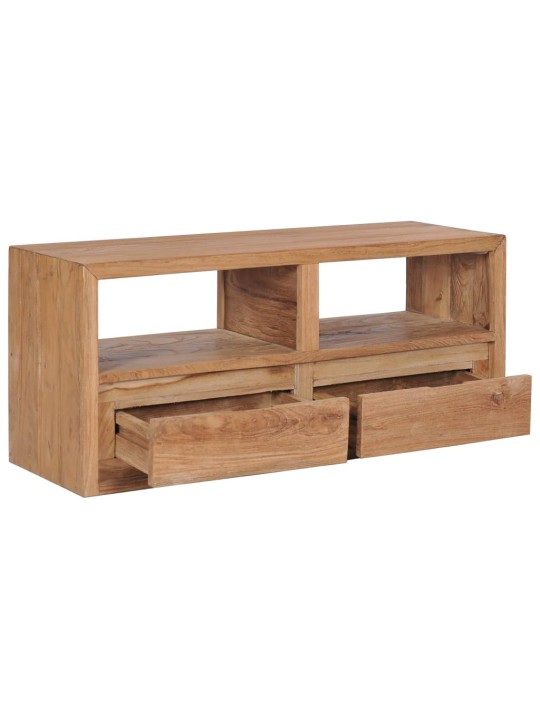 TV stolek 90 x 30 x 40 cm masivní teakové dřevo