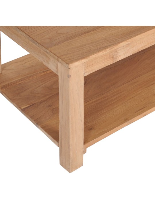 Konferenční stolek 100 x 50 x 40 cm masivní teakové dřevo