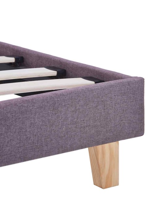 Rám postele bez matrace taupe fabric 90x190 cm