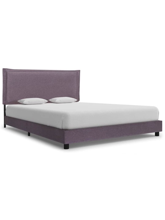 Rám postele bez matrace taupe látka 135x190 cm