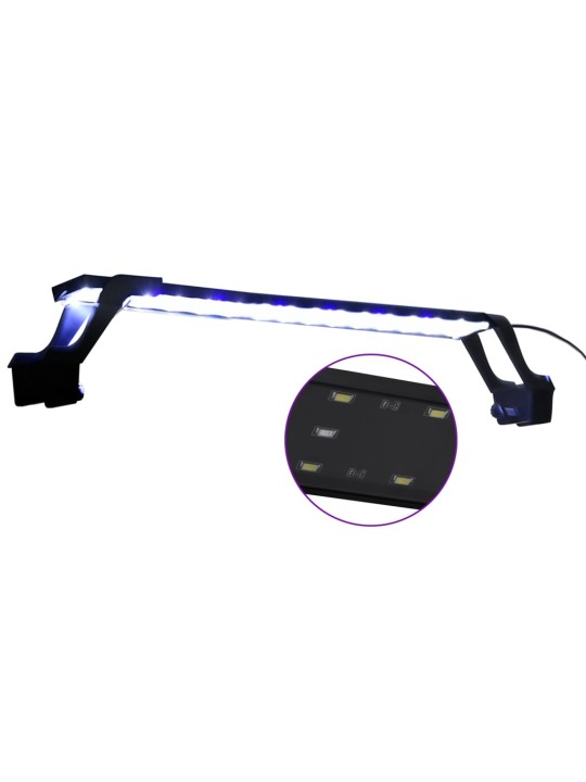 LED světlo do akvária se svorkami 55–70 cm modré a bílé