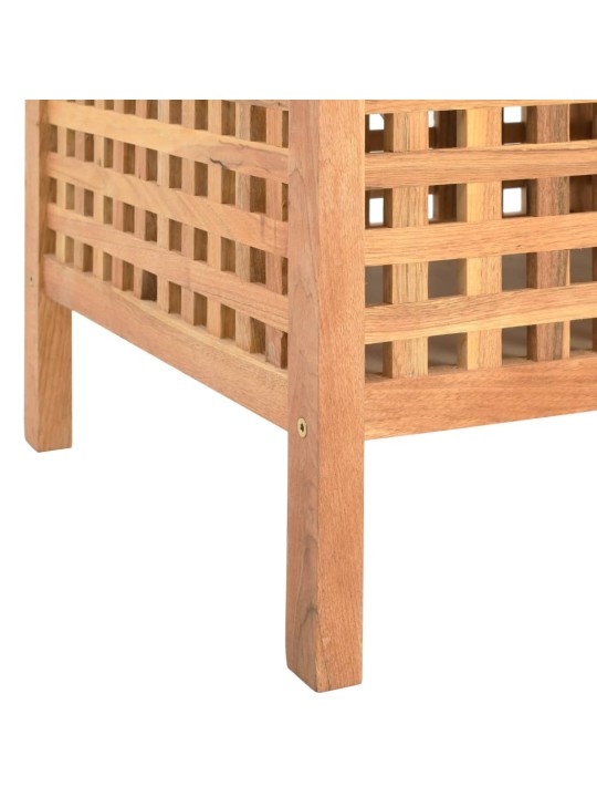 Úložná lavice 93 x 49 x 49 cm masivní ořechové dřevo