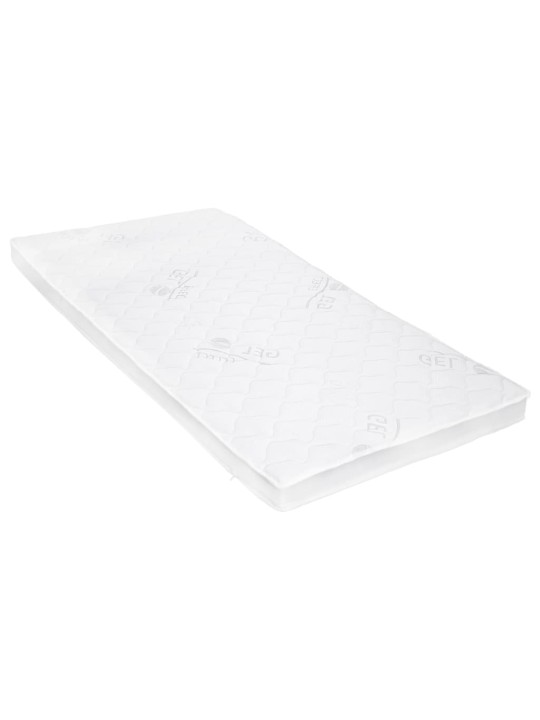 Vrchní matrace 90 x 200 cm gelová pěna 7 cm