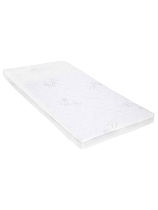 Vrchní matrace 100 x 200 cm gelová pěna 7 cm