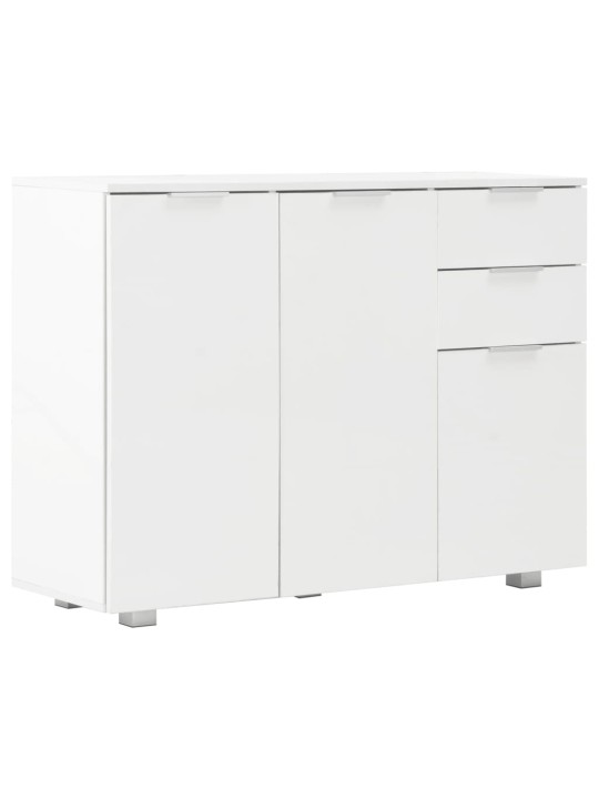 Příborník bílý s vysokým leskem 107x35x80,5 cm