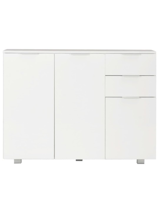 Příborník bílý s vysokým leskem 107x35x80,5 cm