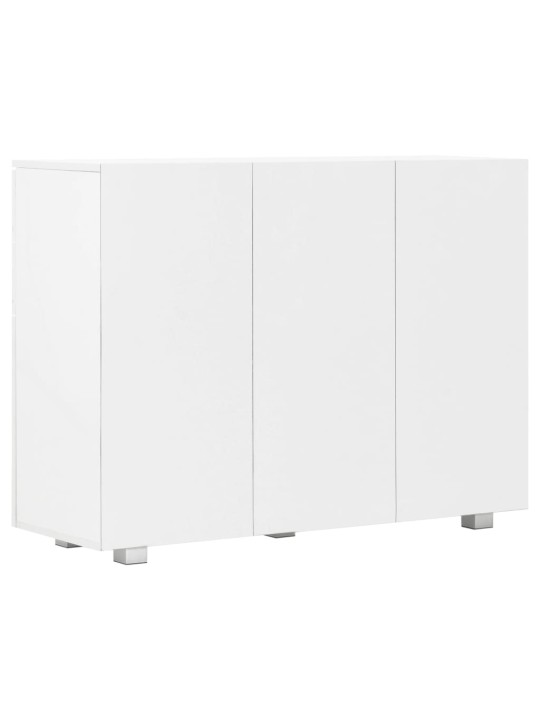 Příborník bílý s vysokým leskem 107x35x80,5 cm