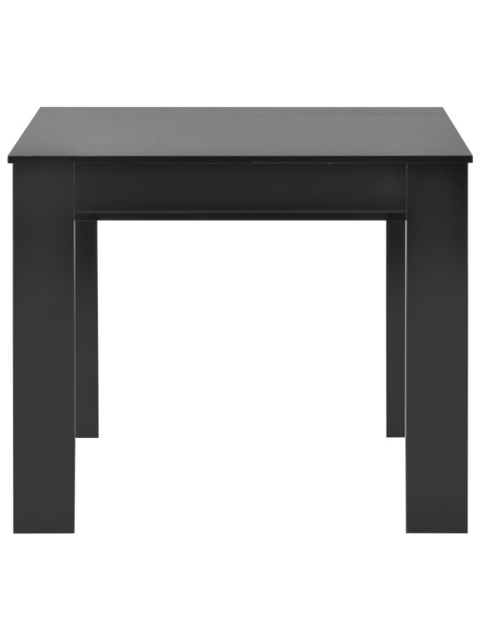Rozkládací jídelní stůl černý s vysokým leskem 175 x 90 x 75 cm