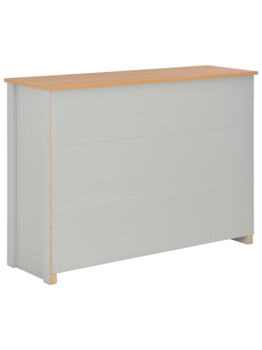 Příborník šedý 112 x 35 x 81 cm