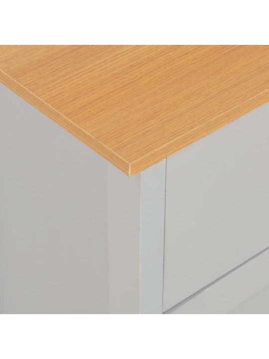 Příborník šedý 112 x 35 x 81 cm