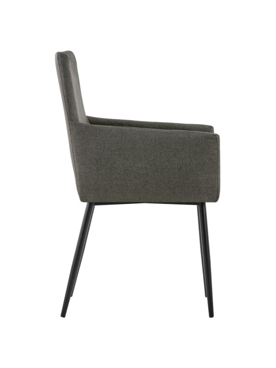 Jídelní židle s područkami 2 kstaupe textil