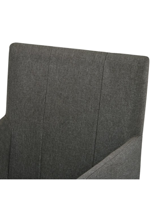 Jídelní židle s područkami 2 kstaupe textil