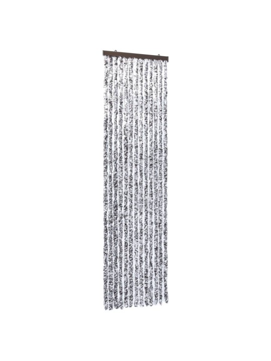 Závěs proti hmyzu hnědý a béžový 56 x 185 cm Chenille
