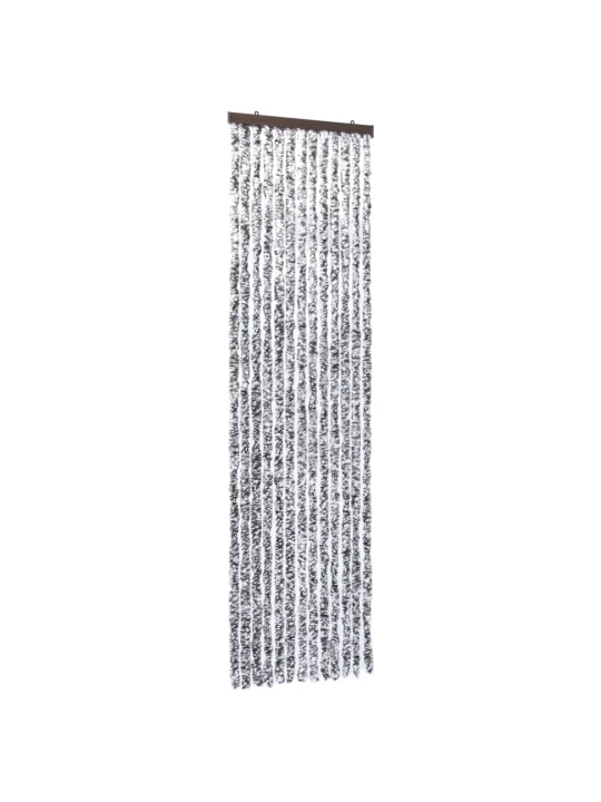 Závěs proti hmyzu hnědý a béžový 56 x 185 cm Chenille