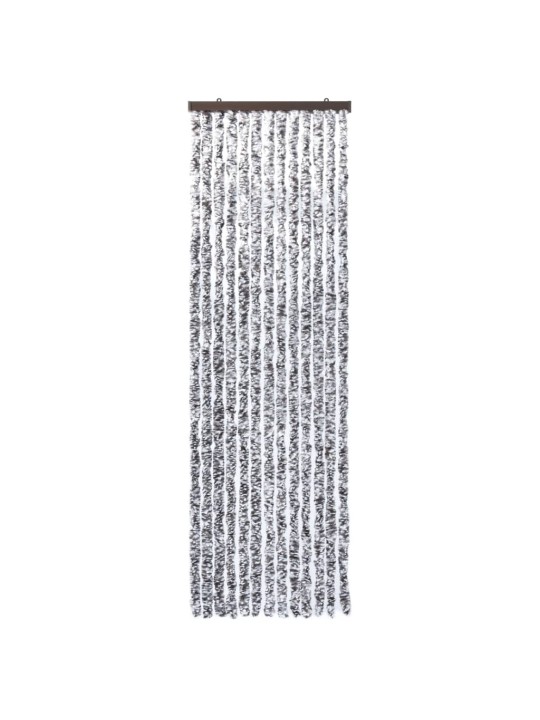 Závěs proti hmyzu hnědý a béžový 56 x 185 cm Chenille