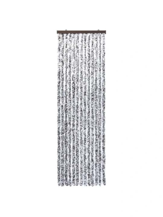 Závěs proti hmyzu hnědý a béžový 56 x 185 cm Chenille