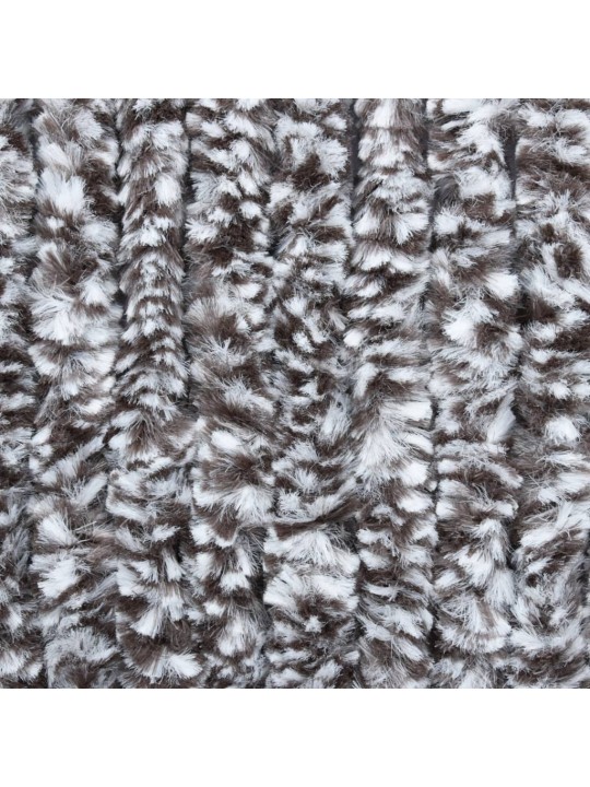 Závěs proti hmyzu hnědý a béžový 56 x 185 cm Chenille