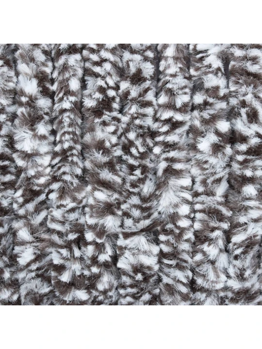 Závěs proti hmyzu hnědý a béžový 56 x 185 cm Chenille