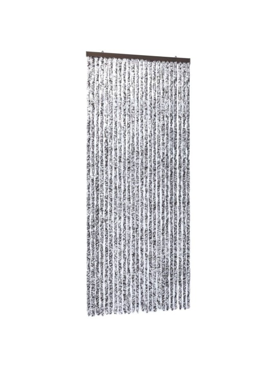 Závěs proti hmyzu hnědý a béžový 100 x 220 cm Chenille