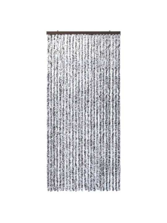 Závěs proti hmyzu hnědý a béžový 100 x 220 cm Chenille