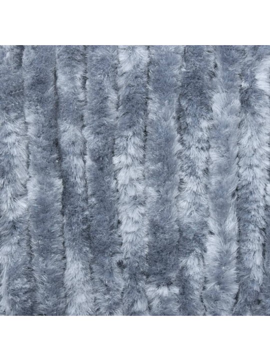 Závěs proti hmyzu stříbrný 56 x 185 cm Chenille
