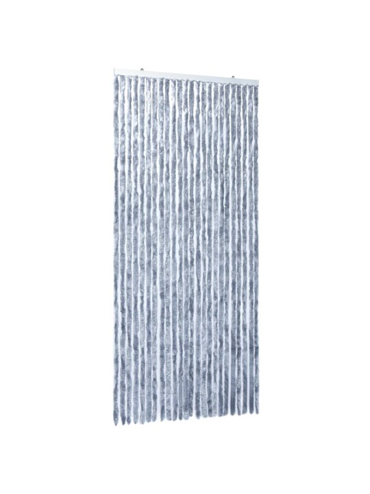 Závěs proti hmyzu stříbrný 100 x 220 cm Chenille