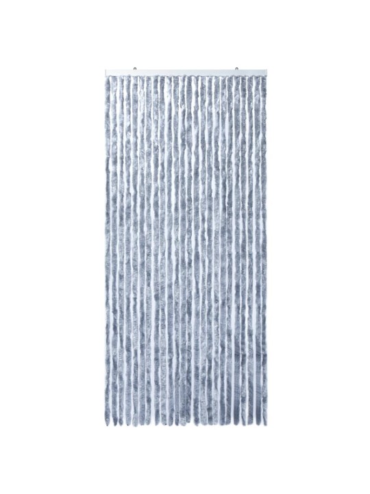 Závěs proti hmyzu stříbrný 100 x 220 cm Chenille