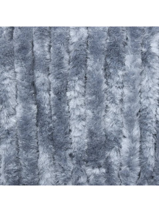 Závěs proti hmyzu stříbrný 100 x 220 cm Chenille