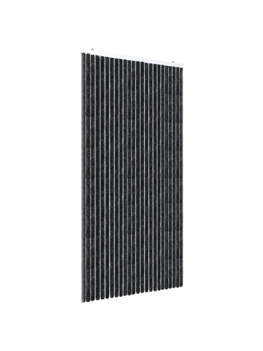 Závěs proti hmyzu antracitový 100 x 220 cm Chenille