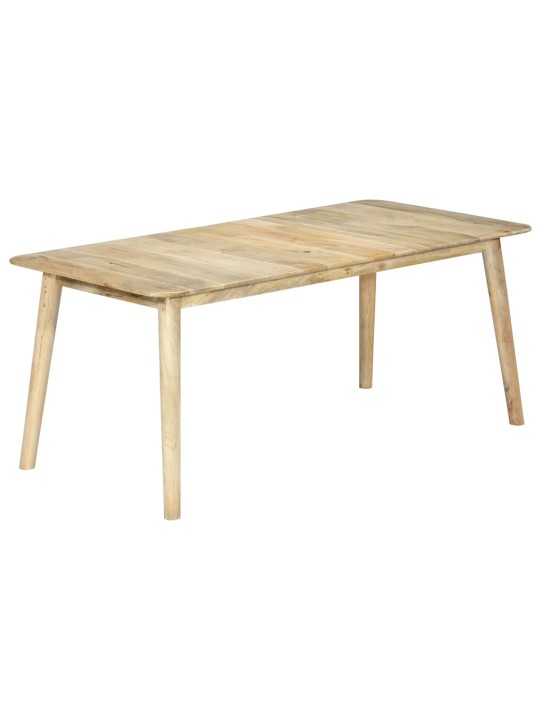 Jídelní stůl 180 x 90 x 76 cm masivní mangovníkové dřevo