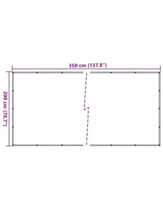 Síť na přívěsný vozík hdpe 2 x 3,5 m černá