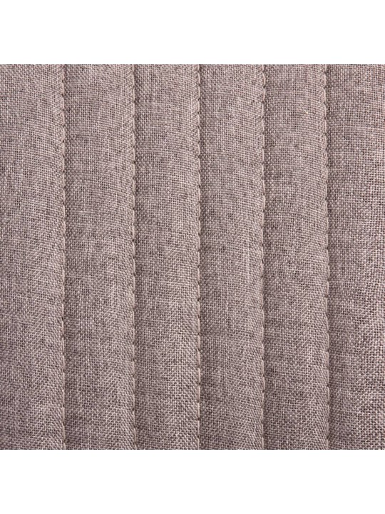 Jídelní židle 2 ks taupe textil