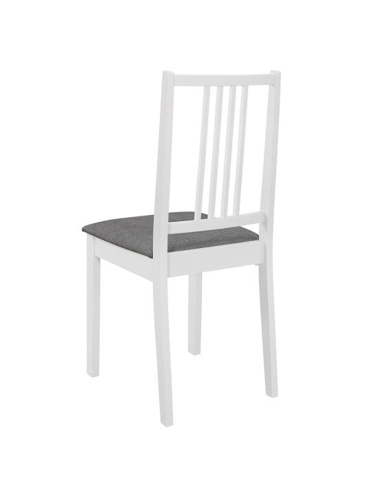 3dílný jídelní set MDF bílý