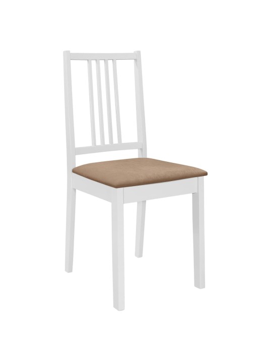 5dílný jídelní set MDF bílý