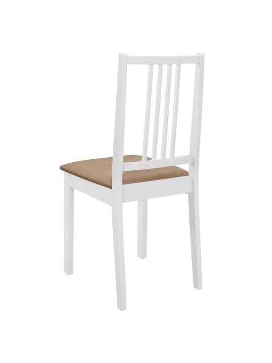 5dílný jídelní set MDF bílý