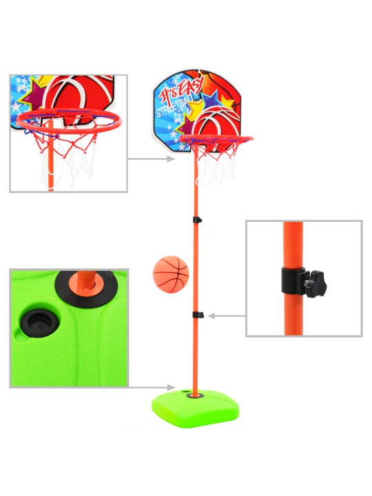 Dětský basketbalový koš s míčem