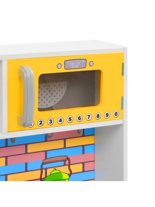 Dětská kuchyňka MDF 80 x 30 x 85 cm vícebarevná